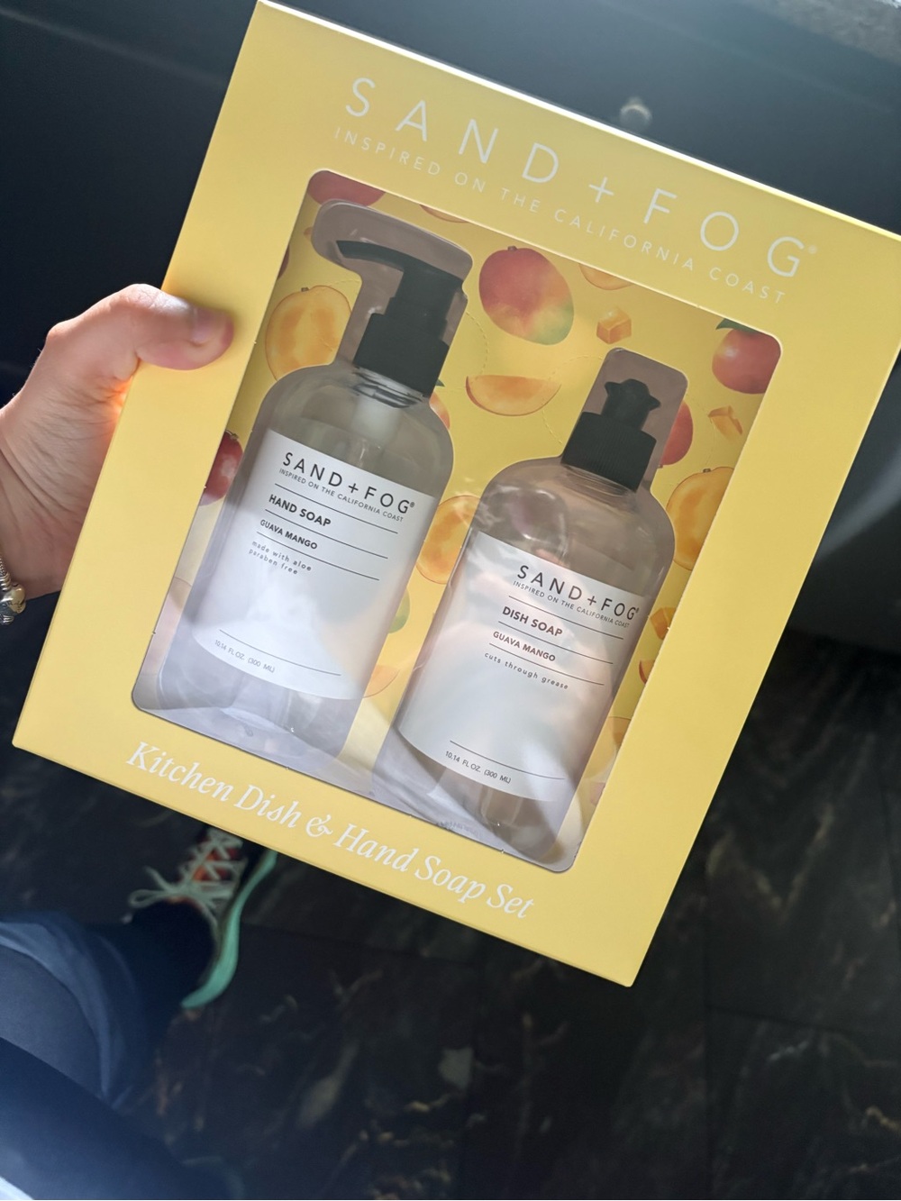 Sand + Fog Guava Mango Kitchen Dish & Hand Soap Set